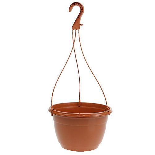 Cesto sospeso Ø25cm terracotta