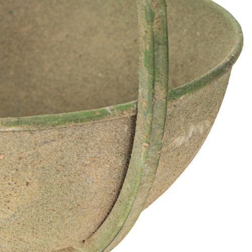 Prodotto Cesto di fiori, cesto appeso, decorazione in metallo giardino Ø16cm H38cm