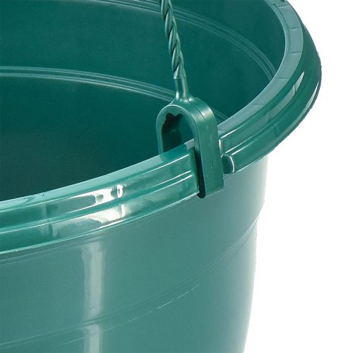 Prodotto Cesto sospeso vaso per piante verde vaso sospeso Ø25cm H50cm