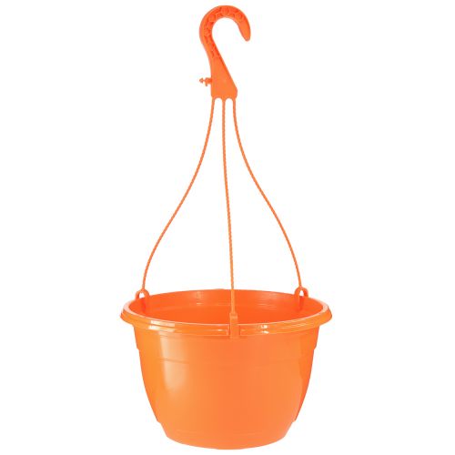 Floristik24 Cesto sospeso arancione vaso sospeso vaso per piante Ø25cm H50cm