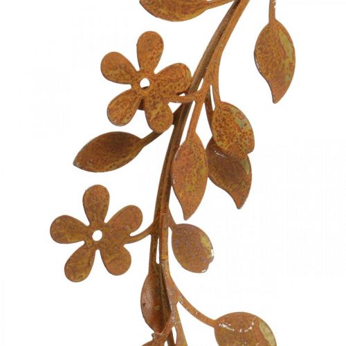 Prodotto Ghirlanda di fiori decorazione in metallo ghirlanda effetto ruggine decorazione primaverile Ø20cm 3pz