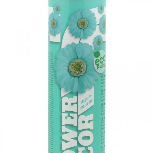 Prodotto Spray per fiori Decoro floreale Spray color acquamarina azzurro 400 ml