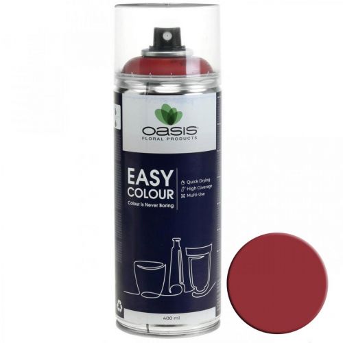 Floristik24 OASIS® Easy Color Spray, vernice spray rosso 400ml