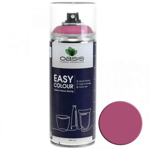 Floristik24 OASIS® Easy Color Spray, vernice spray rosa 400ml