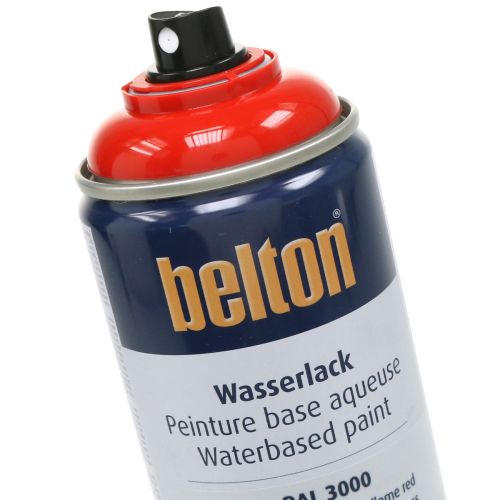 Vernice all&#39;acqua senza Belton colore rosso brillante spray rosso fuoco 400ml