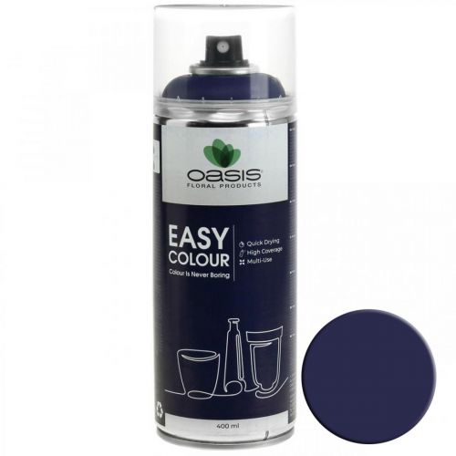 Floristik24 OASIS® Easy Color Spray, vernice spray blu scuro 400ml