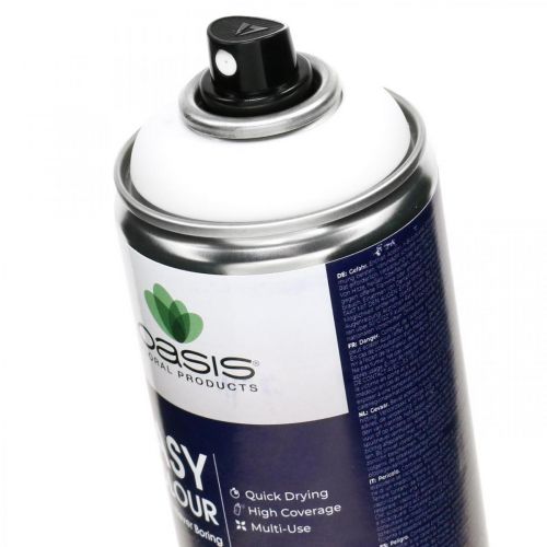 Prodotto OASIS® Easy Color Spray, vernice spray bianca, decorazione invernale 400ml