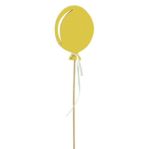 Prodotto Tappo fiore decorazione bouquet cake topper palloncino giallo 28 cm 8 pezzi