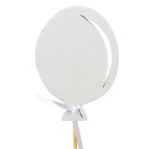 Prodotto Tappo fiore decorazione bouquet cake topper palloncino bianco 28 cm 8 pz