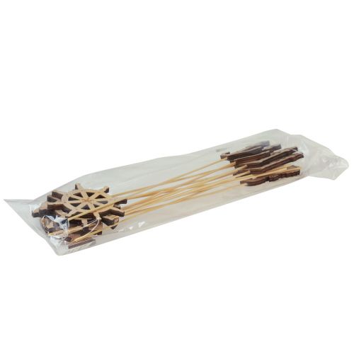 Prodotto Tappi per fiori Tappi decorativi marittimi in legno 7 cm 12 pezzi