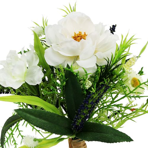 Floristik24 Mazzo bianco 20cm