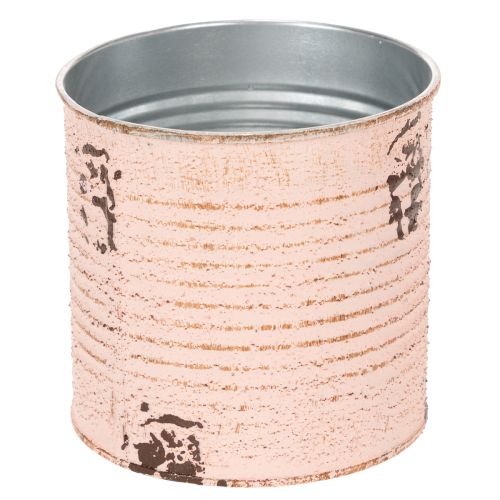 Prodotto Vaso da fiori decorativo in metallo color salmone, decorazione estiva Ø11cm H10.5cm