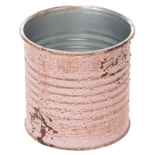 Prodotto Vaso da fiori decorativo rotondo in metallo anticato, per rose, Ø8cm H7.5cm