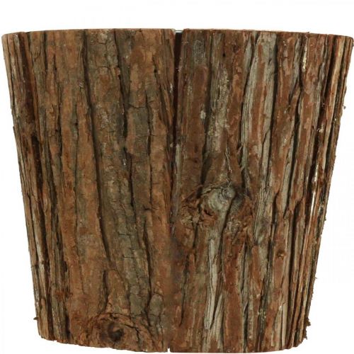 Floristik24 Grande vaso da fiori, fioriera, decorazione corteccia d&#39;albero Ø22,5cm H20cm