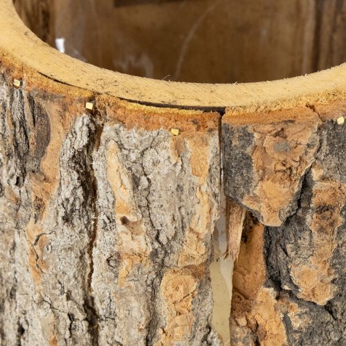 Prodotto Vaso da fiori in legno spaventapasseri ruggine H24,5cm