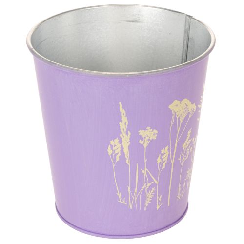 Vaso rotondo color pastello con motivo floreale per piante da interno, 12 cm, 3 pezzi | Floristik24.it