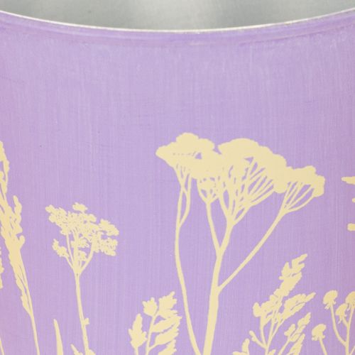 Coprivasi in metallo con motivi floreali pastello 10 cm set 3 pezzi | Floristik24.it