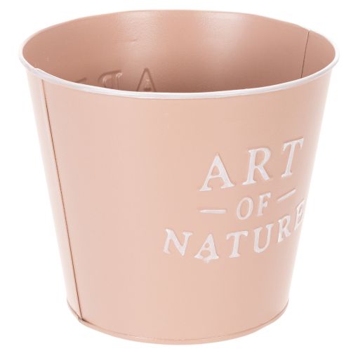 Vaso da fiori in zinco Art of Nature, rosa antica, Ø17,5cm H15cm | Floristik24.it