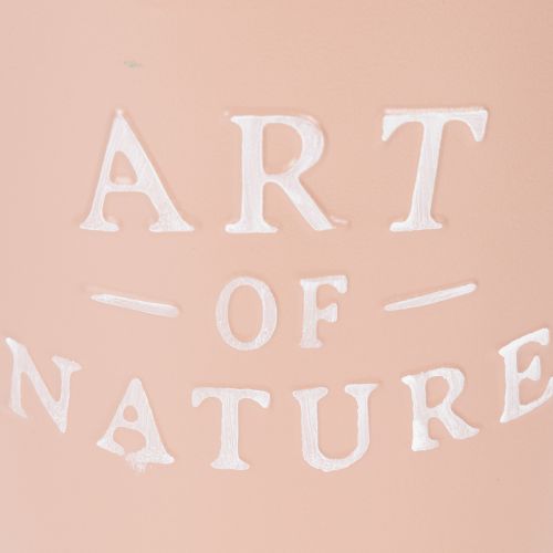 Vaso da fiori in zinco Art of Nature, rosa antica, Ø17,5cm H15cm | Floristik24.it