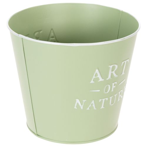 Prodotto Vaso da fiori in zinco Art of Nature verde menta Ø17,5cm H15cm