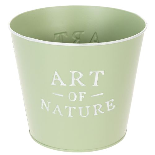 Prodotto Vaso da fiori in zinco Art of Nature verde menta Ø17,5cm H15cm