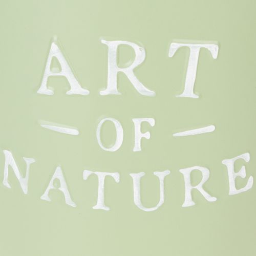 Vaso da fiori in zinco Art of Nature verde menta Ø17,5cm H15cm | Floristik24.it