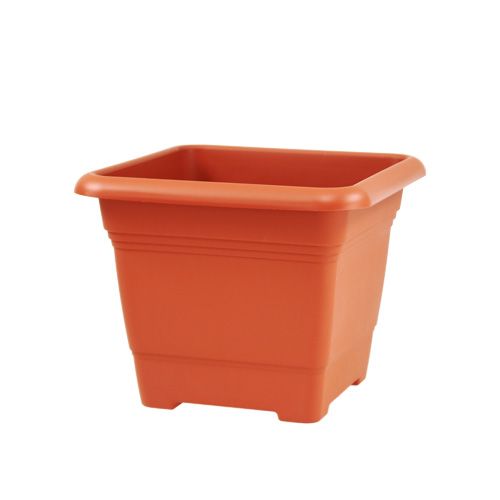 Vaso da fiori &quot;Nora&quot; 19 cm x 19 cm H15 cm terracotta, 1 pz