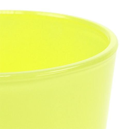 Floristik24 Vaso da fiori giallo Ø10cm H8.5cm