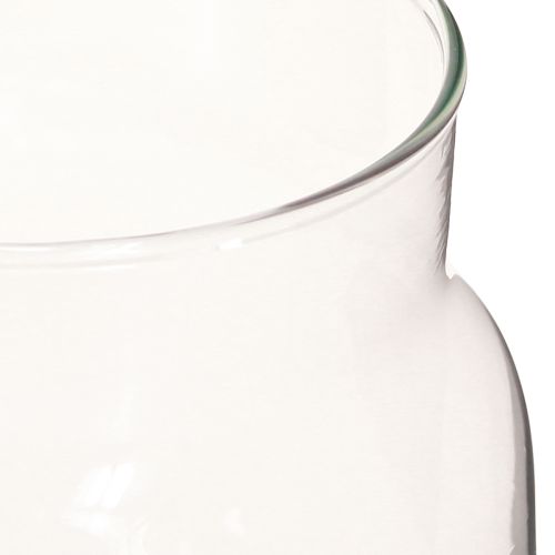 Prodotto Vaso per fiori in vetro trasparente vaso per decorazione in vetro H20cm