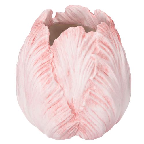 Floristik24 Vaso per fiori a forma di tulipano, vaso decorativo per decorazioni esclusive da tavola e per uso interno, 16 cm, 2 pezzi