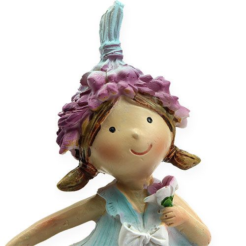 Floristik24 Fiore bambino lilla, blu 17 cm 2 pezzi