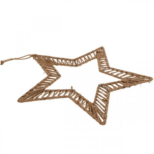 Prodotto Stile Boho, anello decorativo natalizio, anello decorativo stella L40 cm