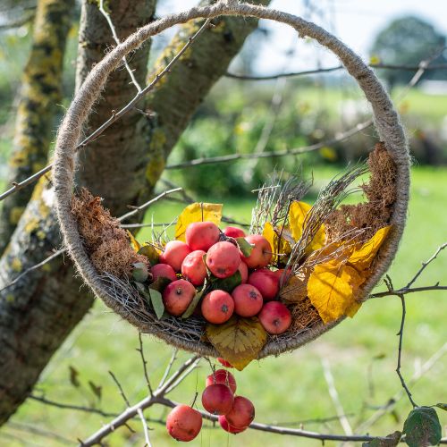Floristik24 Decorazione da appendere in stile boho per piante, decorazione altalena, iuta, 31 cm