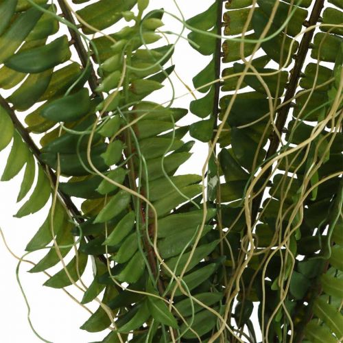 Floristik24 Felce Artificiale Felce Boston Felce Artificiale Verde 9 fili 56cm