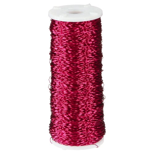 Floristik24 Filo effetto brodo Ø0.30mm 100g/140m rosa