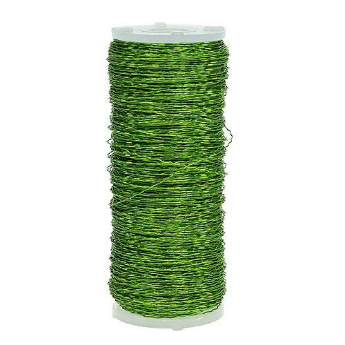 Floristik24 Filo effetto brodo Ø0.30mm 100g 140m verde mela