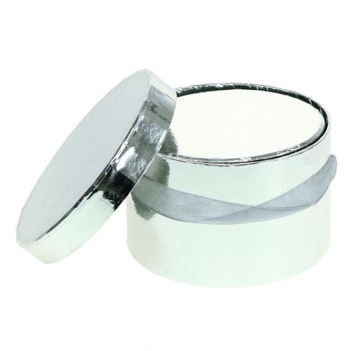 Floristik24 Fioriera argento Ø14/16cm 2pz