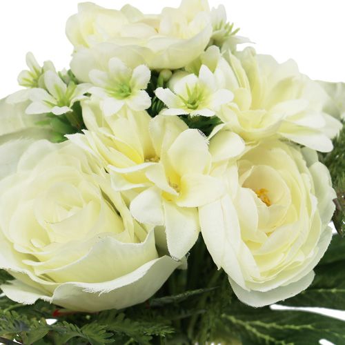 Prodotto Bouquet da sposa bianco Ø30cm H 28cm