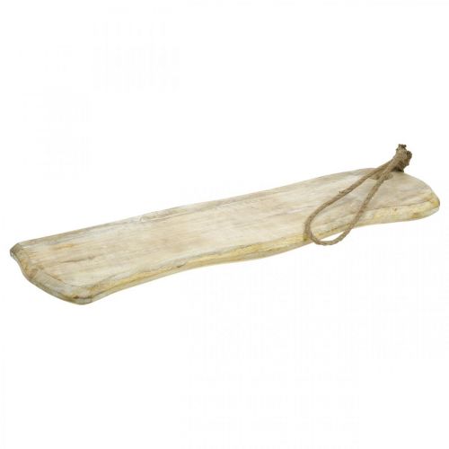 Zeller 25388 Vassoio Portatutto In Legno Di Bambù, Naturale, 40x15x3 Cm, Pratico Per Cucina, Ufficio O Bagno
