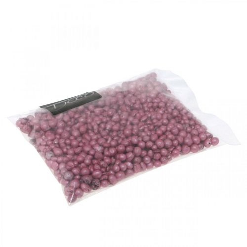 Floristik24 Perle decorative brillanti granuli di perle rosse 4-8mm 330ml