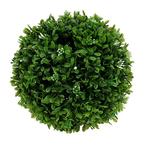 Floristik24 Palla di bosso con fiori palla decorativa verde Ø18cm 1 pz