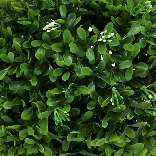 Floristik24 Palla di bosso con fiori palla decorativa verde Ø18cm 1 pz