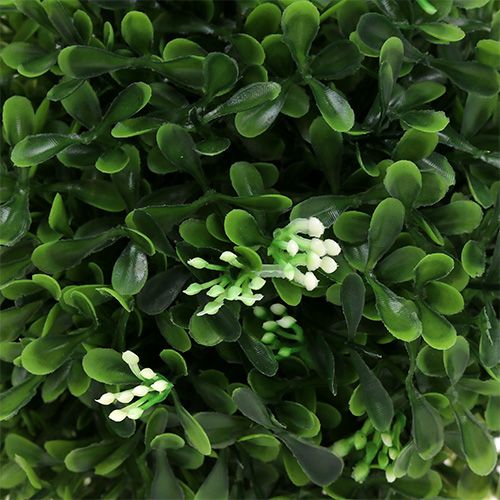 Floristik24 Sfera di bosso con fiori sfera decorativa verde Ø15cm 1 pz