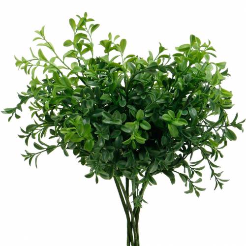 Floristik24 Rami di bosso su pick pianta verde artificiale 6 pz
