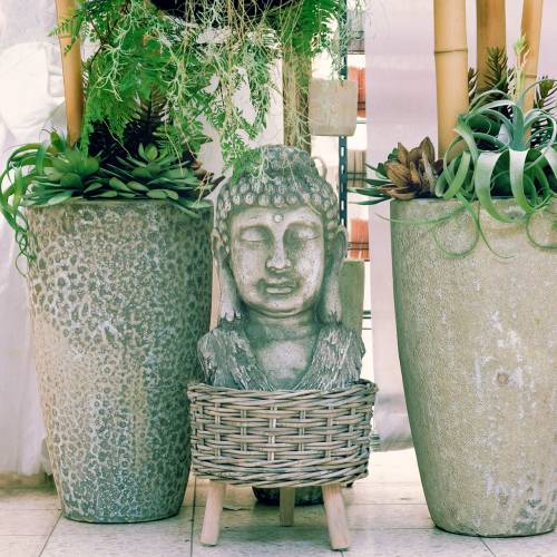 Floristik24 Testa di Buddha H55cm
