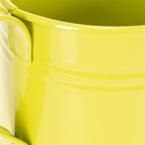 Annaffiatoi decorativi colorati, Ø11cm, H9.5cm, per piante, decorazioni primaverili da tavola, in metallo, set da 8 | Floristik24.it
