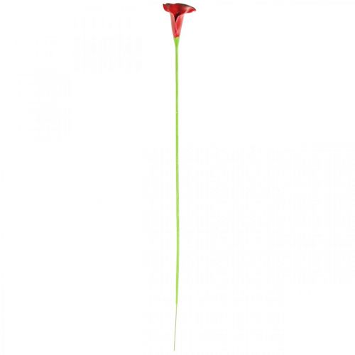 Prodotto Fiori artificiali Calla rosso bordeaux in mazzo 57 cm 12 pz