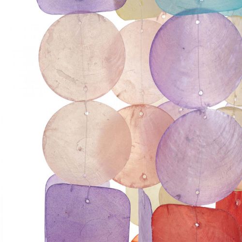Floristik24 Capiz campanello a vento da appendere decorazione conchiglie madreperla Ø14cm 67cm