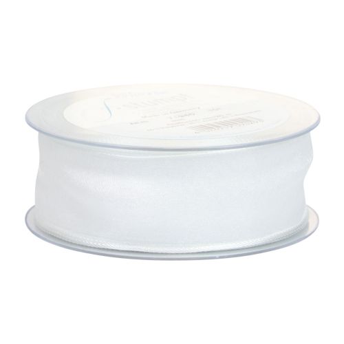 Prodotto Nastro di chiffon nastro di organza nastro decorativo di organza bianco 40mm 20m