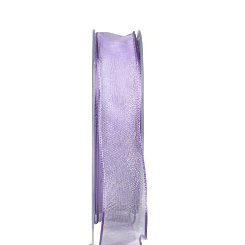 Nastro di chiffon nastro di organza nastro decorativo di organza viola 15 mm 20 m